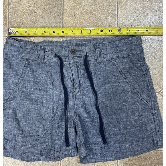 Patagonia Island Hemp/Org Cotton Shorts Drawstring & Pocket Gray Women’s Size 4 - Picture 3 of 10